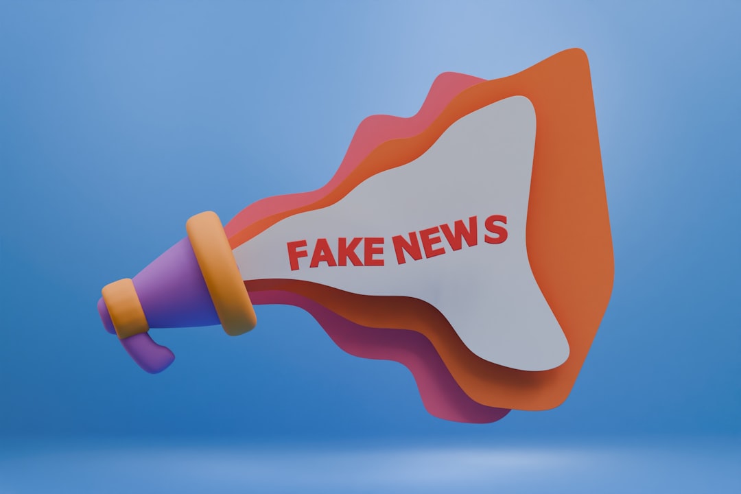 home-hero Fake News From The Speaker. 3D Render.